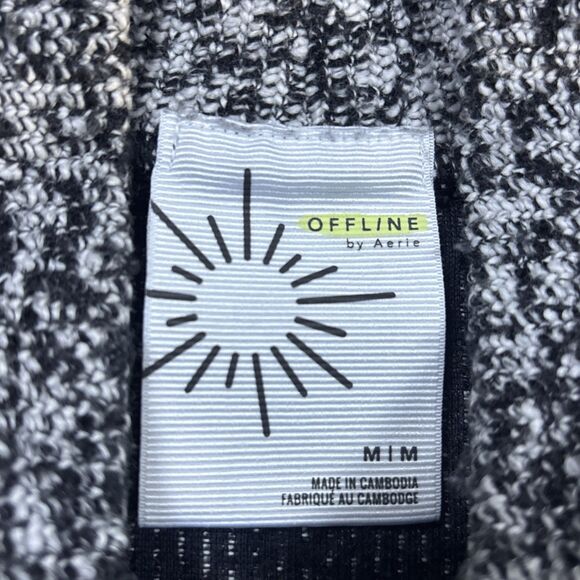 Offline By Aerie Snowday Two Piece Set Wide Leg Pants Mock Neck Top Medium - Picture 7 of 16